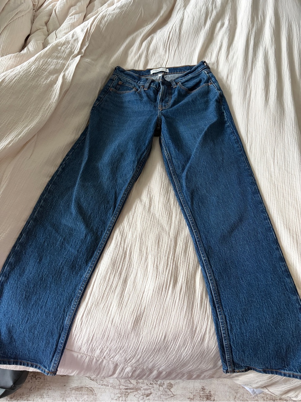 Abercrombie and Fitch Straight Mid Rise Jean (curve love)